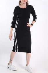 שמלה ספורטיבית בשחור- M